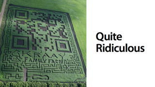 World's Largest QR Code Is Stupidly Pointless